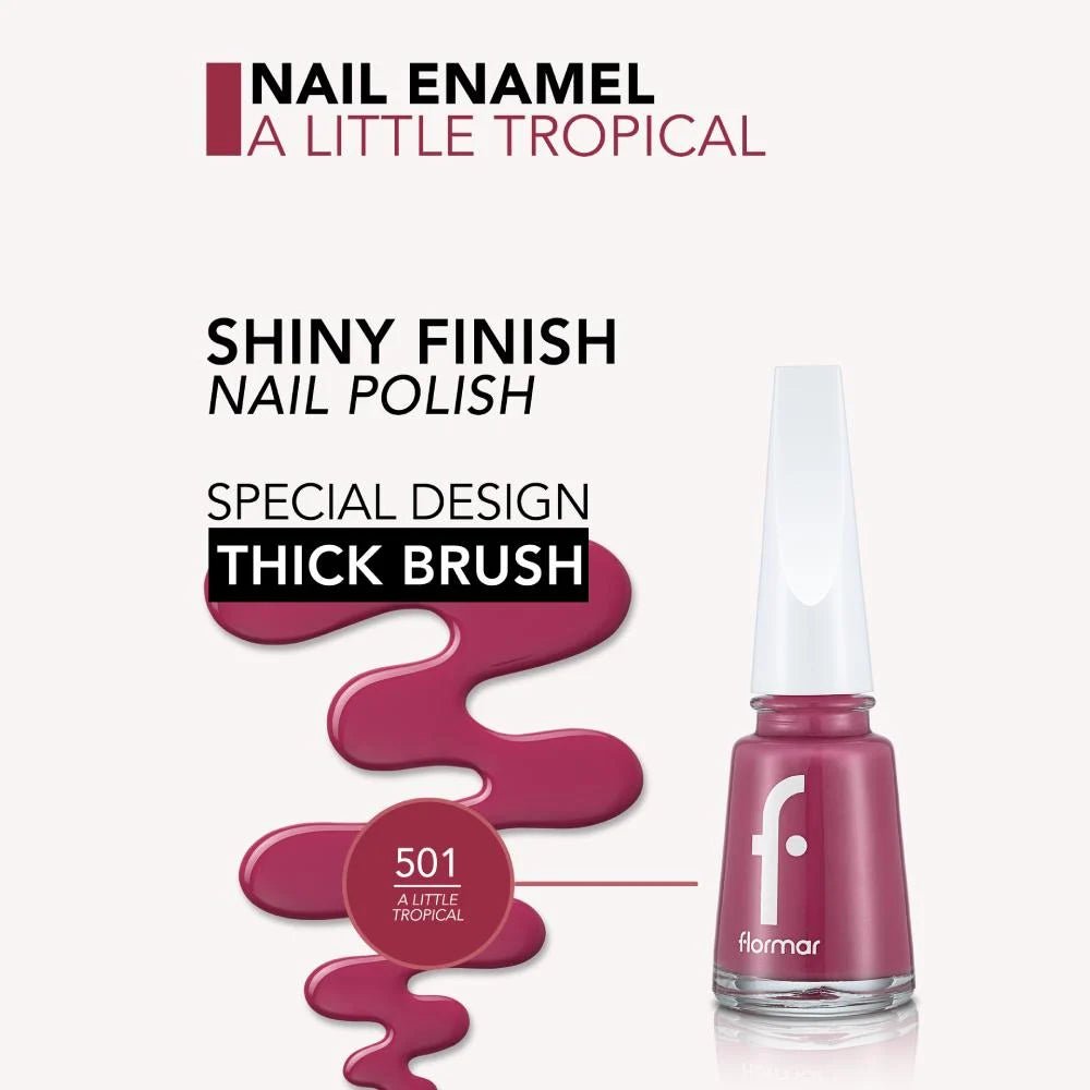 Flormar Nail Enamel | فلورمار صبغ اظافر 501 - EROS STORE