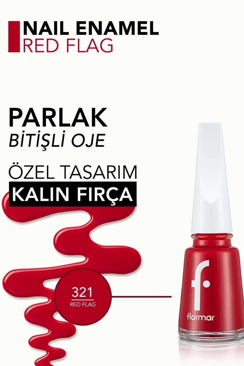 Flormar Nail Enamel | فلورمار صبغ اظافر 321 - EROS STORE