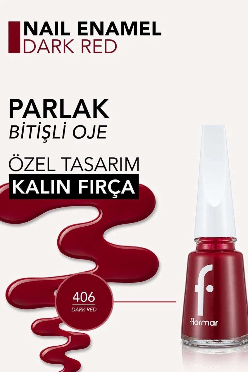 Flormar Nail Enamel | فلورمار صبغ اظافر 406 - EROS STORE