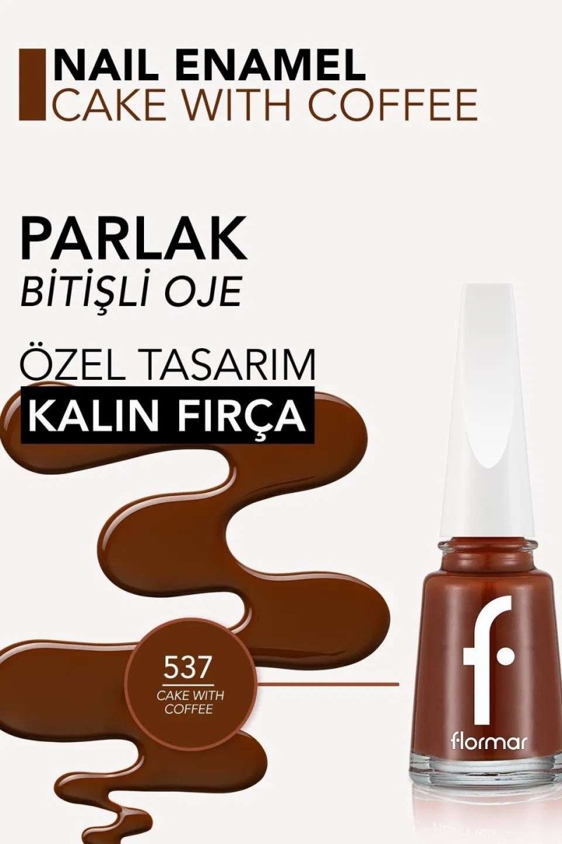 Flormar Nail Enamel | فلورمار صبغ اظافر 537 - EROS STORE