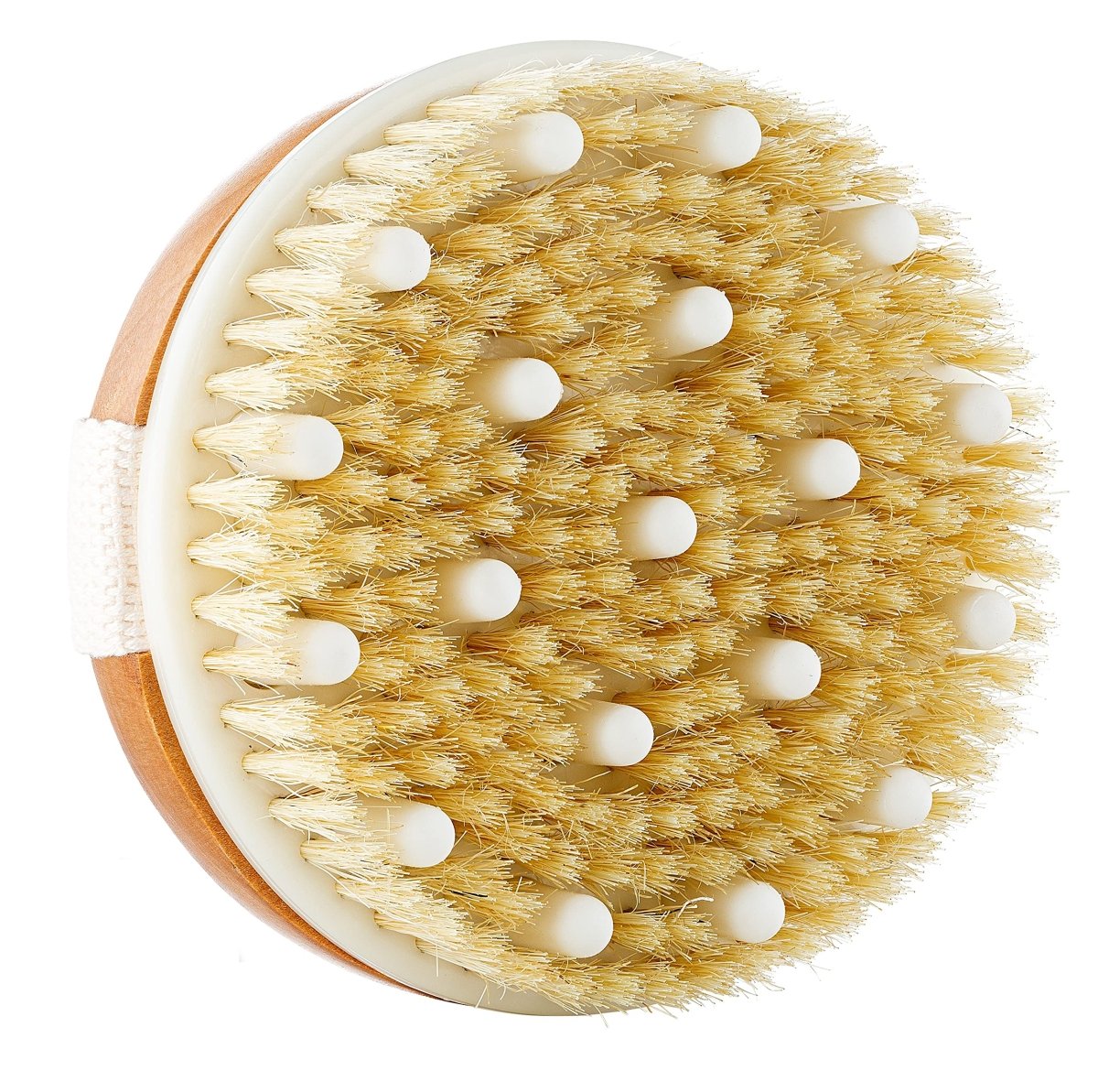 فرشاة الخيزران الجافة بجذور الصبار من هيدريا لندن | Hydrea London Bamboo Dry Body Brush with Cactus Bristles - EROS STORE