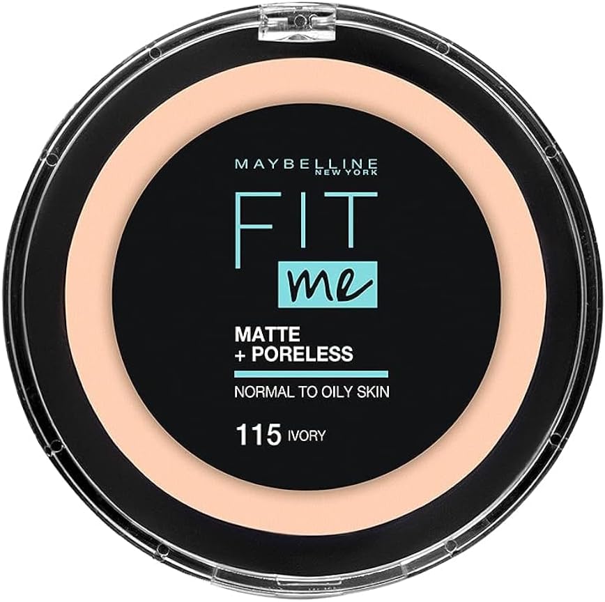 فت مي باودر مضغوط خافي للمسام من ميبلين | Maybelline Fit Me Pressed Powder Poreless 115 Ivory - EROS STORE