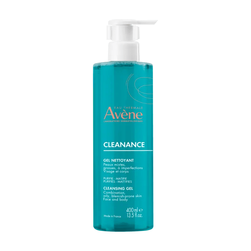 غسول أفين جل للبشرة الدهنية | Avène Cleanance Cleansing Gel 400 مل - EROS STORE