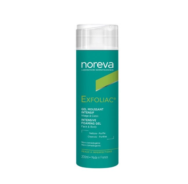 غسول إكسفولياك لتنظيف البشرة الدهنية والمختلطة من نوريفا | NOREVA Exfoliac Cleansing Gel 200 مل - EROS STORE