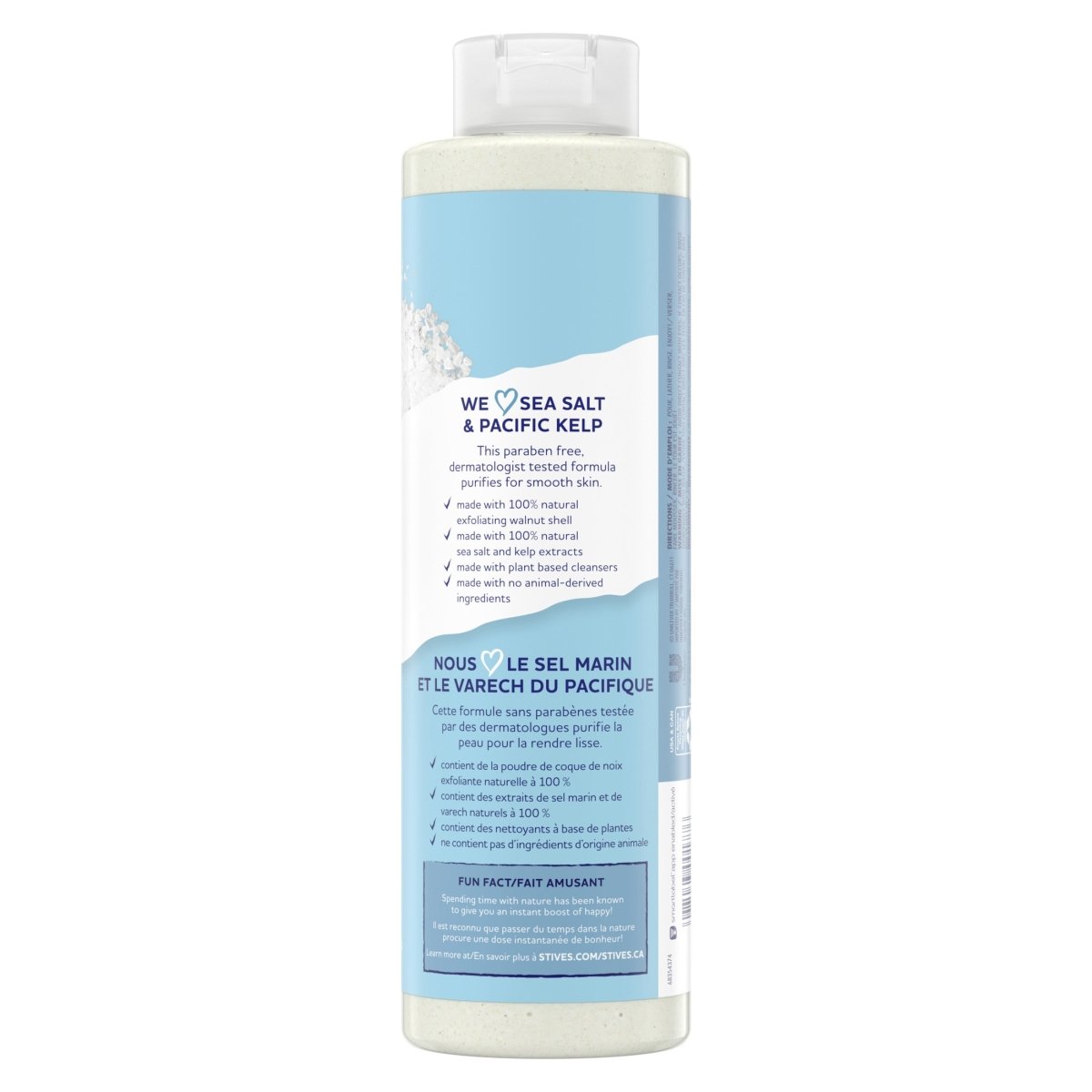 غسول الجسم المقشر بملح البحر وعشب المحيط الهادئ من سانت آيفز | St. Ives Exfoliating Body Wash with Sea Salt & Pacific Kelp 650 مل - EROS STORE