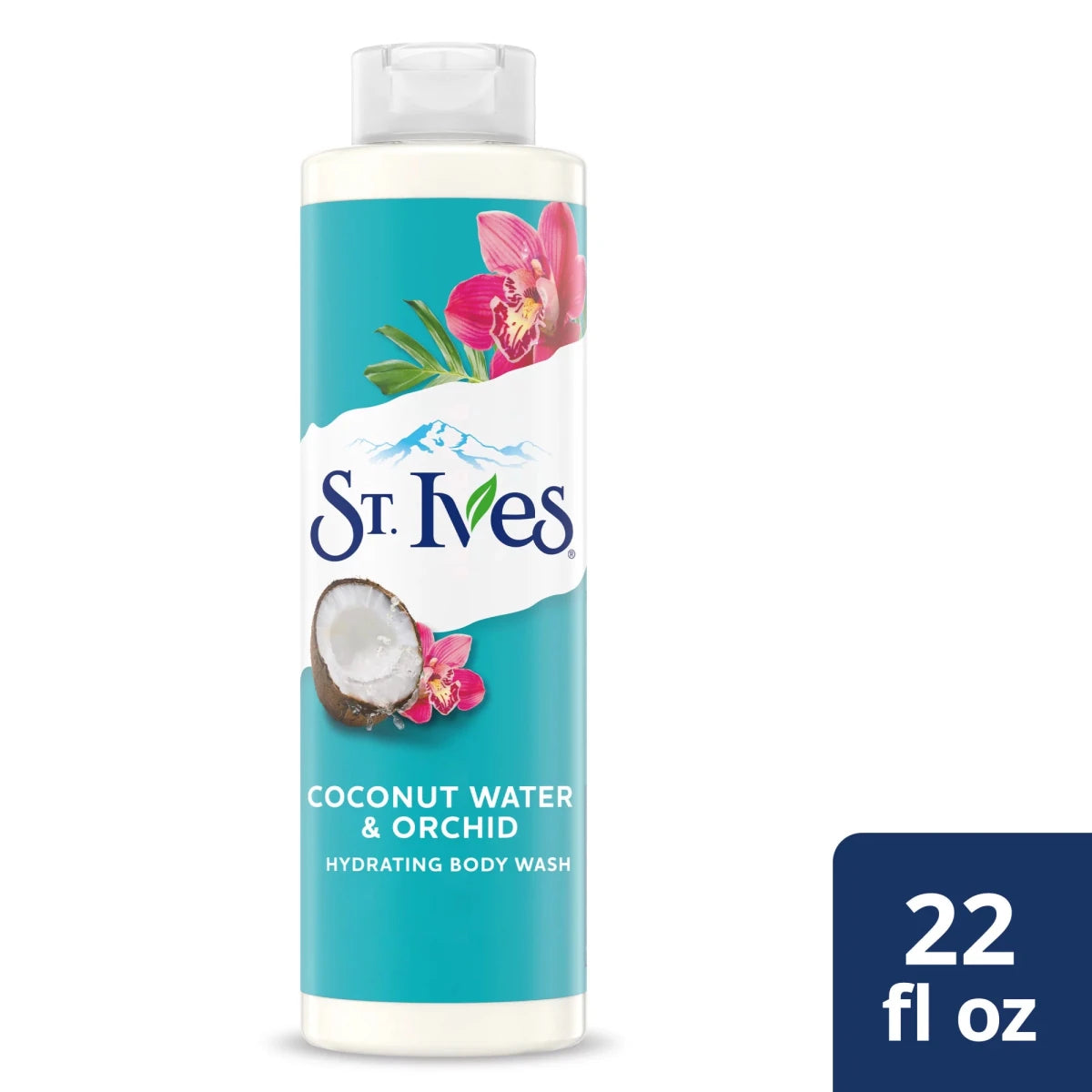 غسول الجسم المرطب بماء جوز الهند والأوركيد من ستيفز | St. Ives Hydrating Body Wash with Coconut Water & Orchid 650 مل - EROS STORE