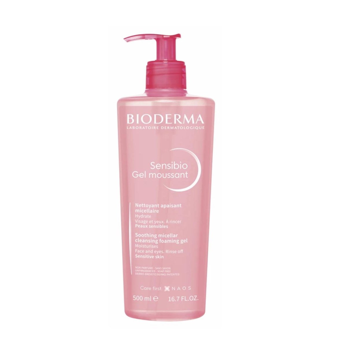 غسول سنسيبيو جل لتنظيف البشرة الحساسة من بيوديرما | Bioderma Sensibio Gel Moussant 500 مل - EROS STORE