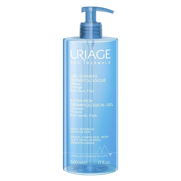 غسول سورجراس للبشرة الجافة والحساسة من يورياج | Uriage Surgras Dermatological Cleansing Gel 500 مل - EROS STORE
