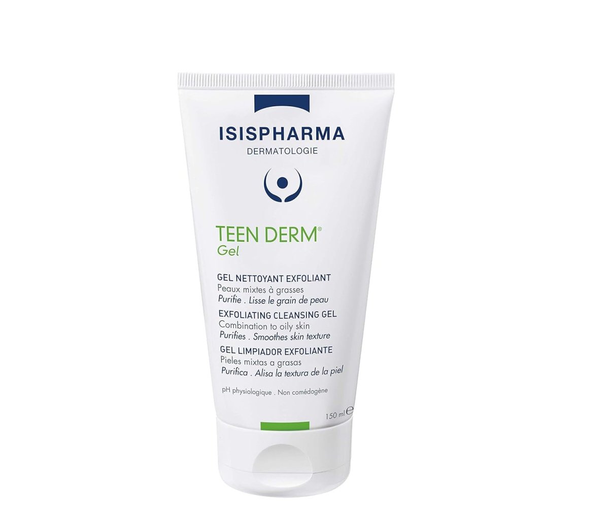 غسول تين ديرم جل للحبوب من إيزيس فارما | ISIS PHARMA Teen Derm Gel Cleanser 150 مل - EROS STORE