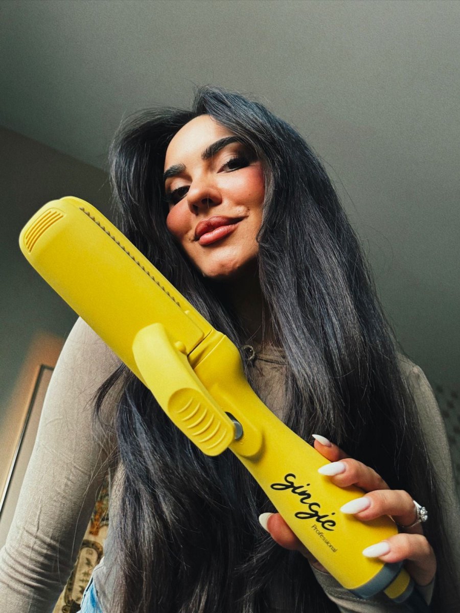 gingie The Shot - Drying Flat Iron 1600w | جنجي أداة تجفيف و تمليس الشعر 1600 واط 1600 واط - EROS STORE