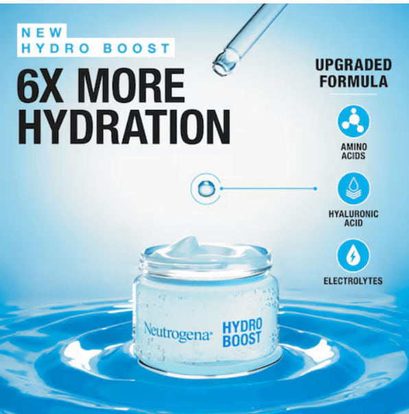 جل كريم للترطيب من نيتروجينا للبشرة الجافة والمختلطة | Neutrogena Hydro Boost Gel - Cream for Dry and Combination Skin 50 مل - EROS STORE