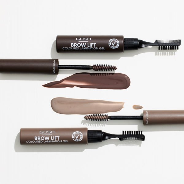 Gosh Brow Lift Coloured Lamination Gel | جوش جل تحديد و رفع الحواجب بني رمادي 01 - EROS STORE