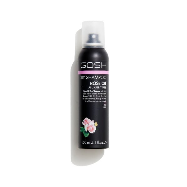 Gosh Dry Shampoo Spray 150ml - Rose Oil | جوش شامبو جاف بزيت الورد - 150 مل - EROS STORE