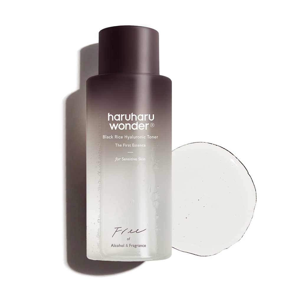 هاروهارو وندر تونر مرطب خالي من الكحول والعطور للجافة و الحساسة - 150 مل | Haruharu Wonder Black Rice Hyaluronic Toner Free of Alcohol & Fragrance - 150ml 150 مل - EROS STORE