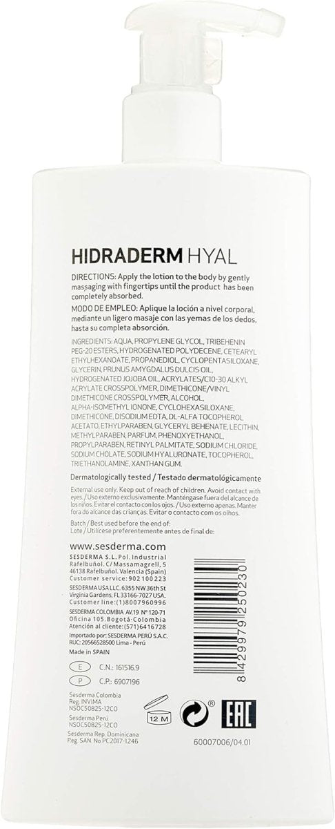 حليب الجسم هيدرا ديرم من سيسديرما | Sesderma Hidraderm Body Milk 400 مل - EROS STORE
