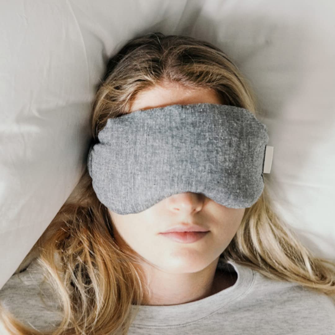 Hydrea Bamboo Relaxing Lavender Eye Mask - ماسك عين قابل للتسخين والتبريد دائم الاستخدام - EROS STORE