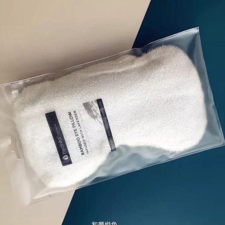 Hydrea Bamboo Relaxing Lavender Eye Mask - ماسك عين قابل للتسخين والتبريد دائم الاستخدام - EROS STORE