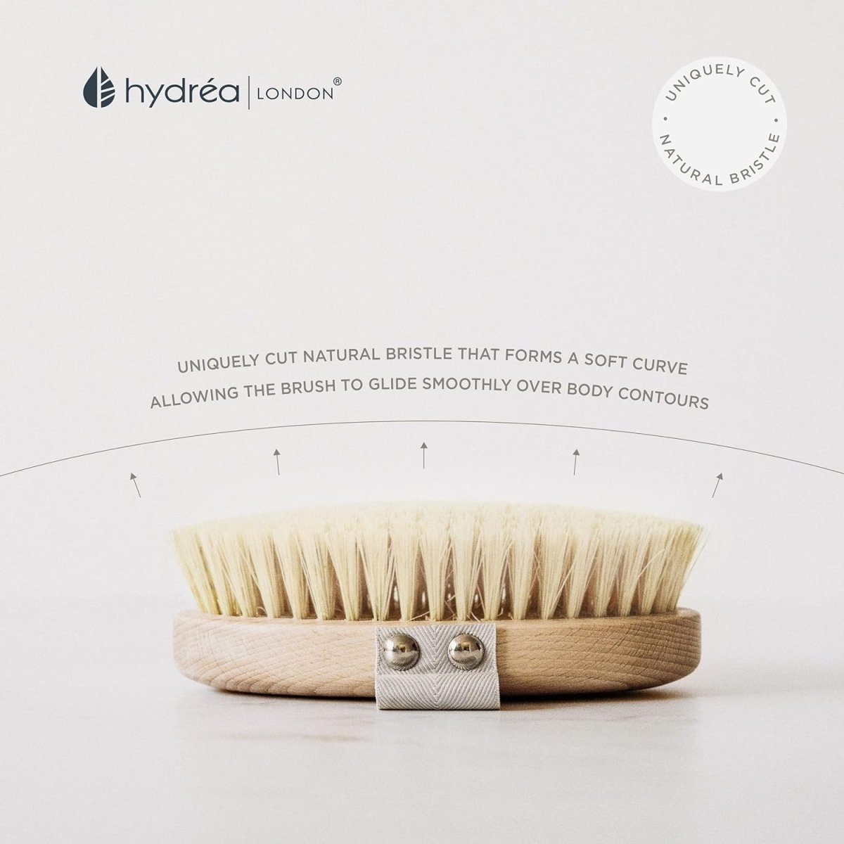 Hydrea London Professional Spa Dry Body Brush Cactus Bristle - فرشاة للجلد الجاف - EROS STORE