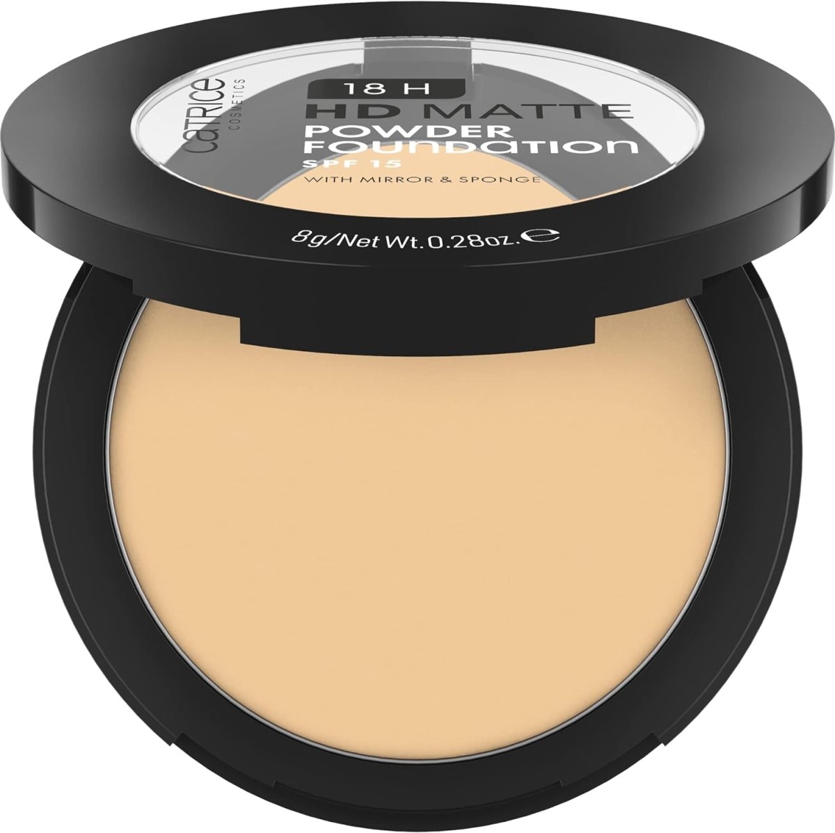 كاتريس بودرة أساس مضغوطة 18 ساعة HD مات | Catrice 18H HD Matte Powder Foundation 015N - EROS STORE