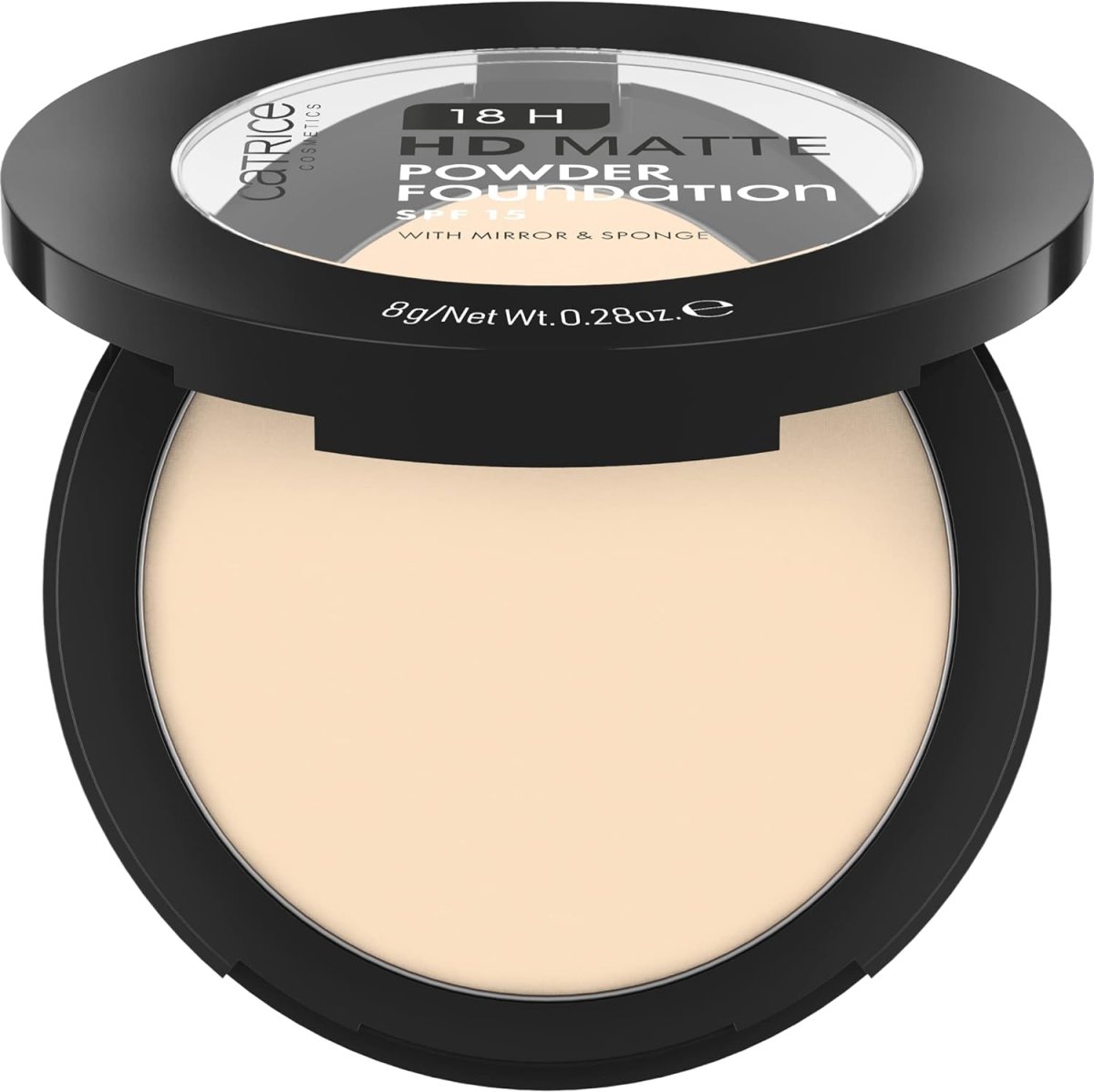 كاتريس بودرة أساس مضغوطة 18 ساعة HD مات | Catrice 18H HD Matte Powder Foundation OO8C - EROS STORE