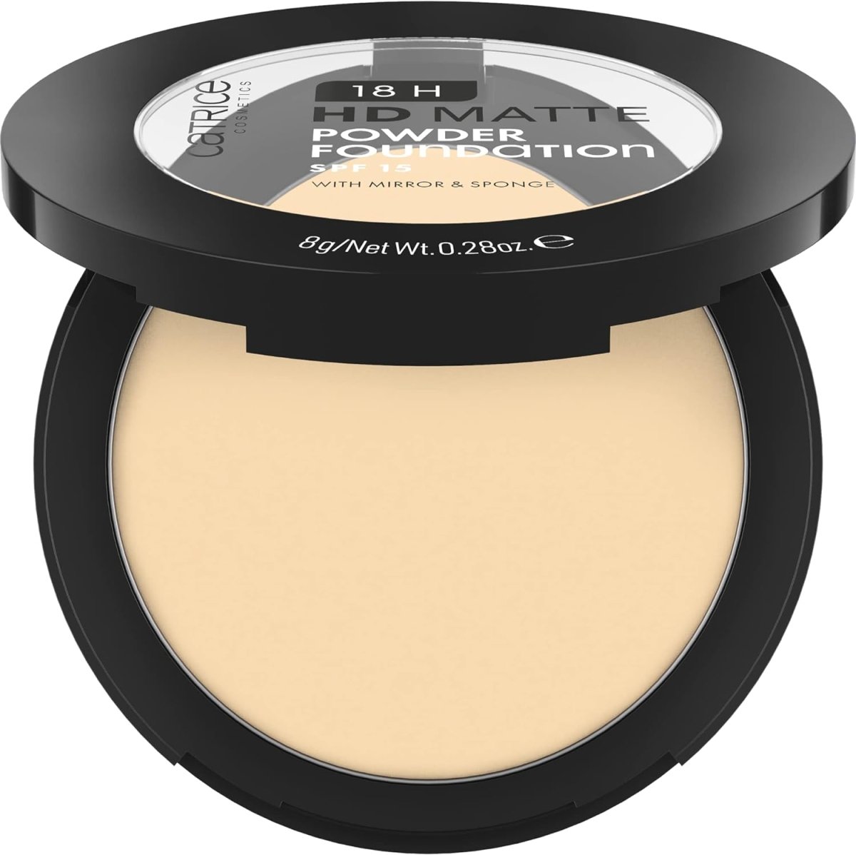 كاتريس بودرة أساس مضغوطة 18 ساعة HD مات | Catrice 18H HD Matte Powder Foundation 010W - EROS STORE