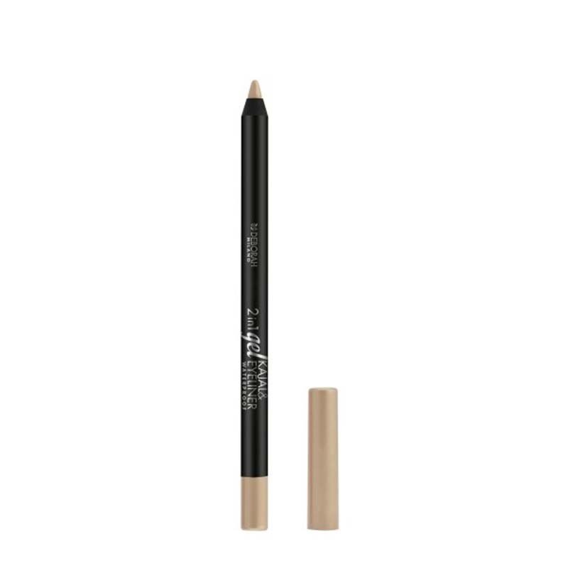 كحل كاجال ديبورا مقاوم للماء 2 في 1 | Deborah 2 - in - 1 Waterproof Kajal & Eyeliner اسود 01 - EROS STORE
