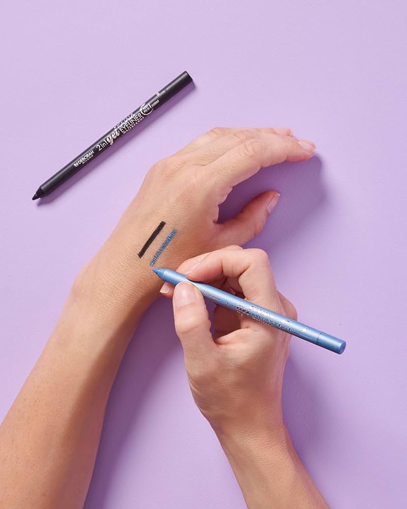 كحل كاجال ديبورا مقاوم للماء 2 في 1 | Deborah 2 - in - 1 Waterproof Kajal & Eyeliner اسود 01 - EROS STORE