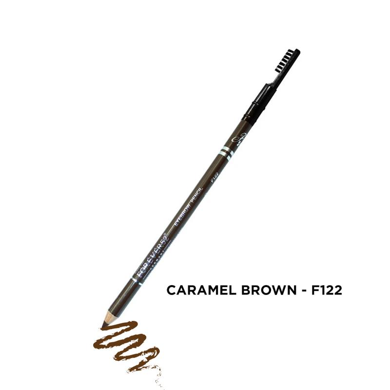 قلم حاجب خشبي كريمي من فوريفر 52 | Forever52 Creamy Wooden Eyebrow Pencil بني كراميل 122 - EROS STORE