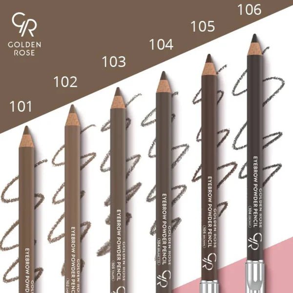 قلم حواجب باودر من كولدن روز | Golden Rose Eyebrow Powder Pencil 105 - EROS STORE