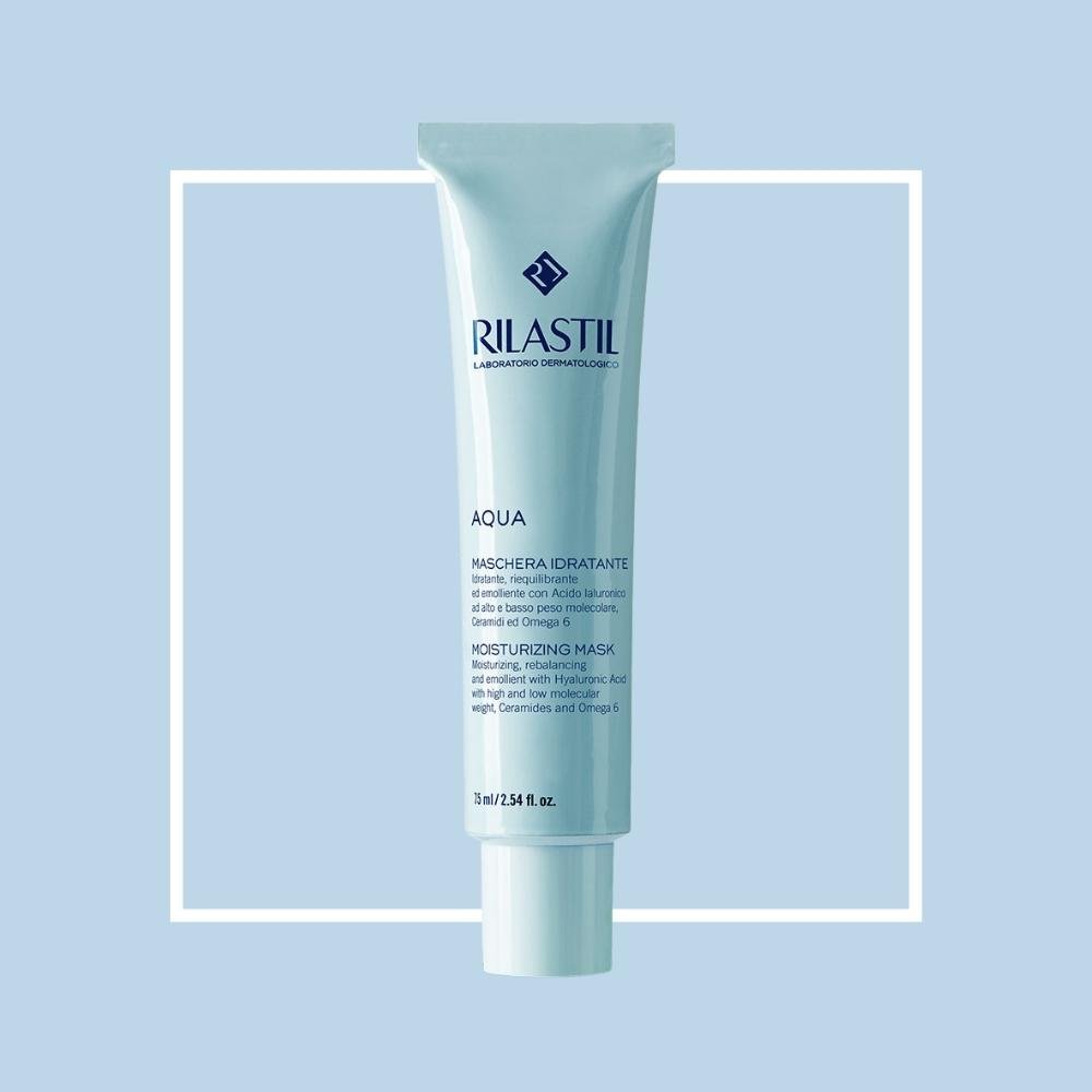 قناع ترطيب الوجة المائي ريلاستيل| Rilastil Aqua Moisturizing Facial Mask 75 مل - EROS STORE