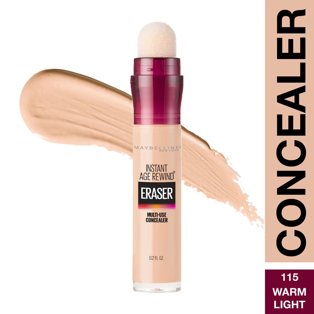 كونسيلر ايرسر من ميبلين | Maybelline Eraser Concealer 115 warm light - EROS STORE