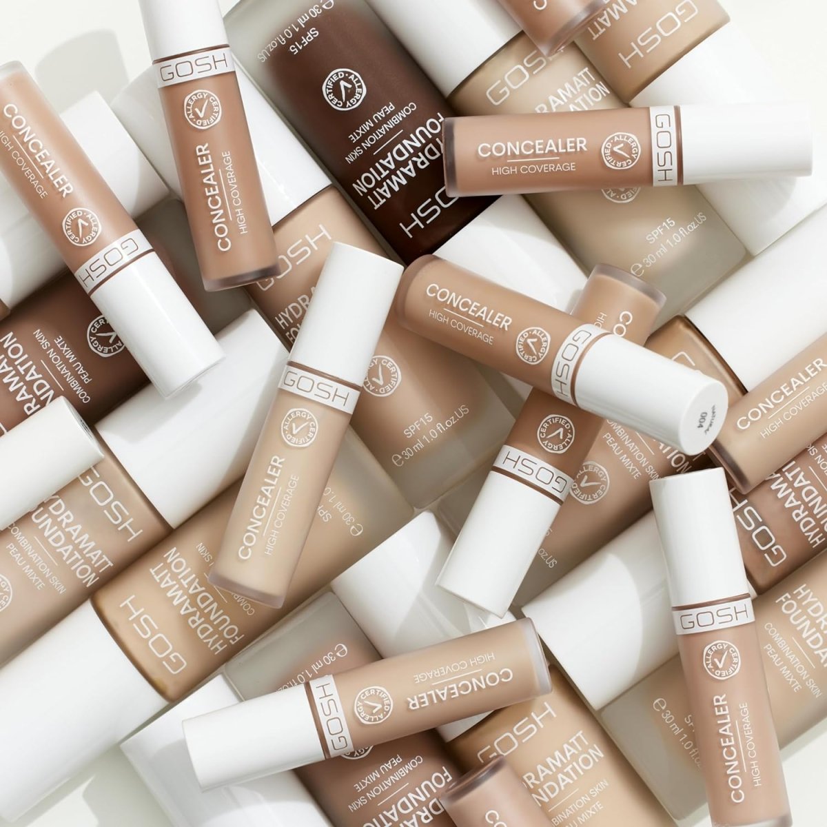 كونسيلر كوش عالي التغطية | GOSH High Coverage Concealer 01 بورسلاين - EROS STORE
