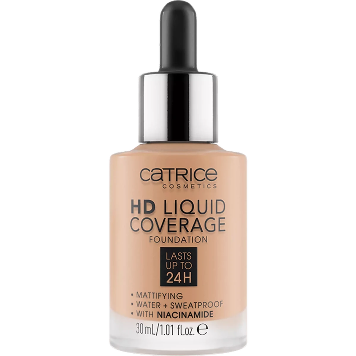كريم الأساس سائل اج دي من كاتريس | Catrice HD Liquid Foundation 010 - Light Beige - EROS STORE