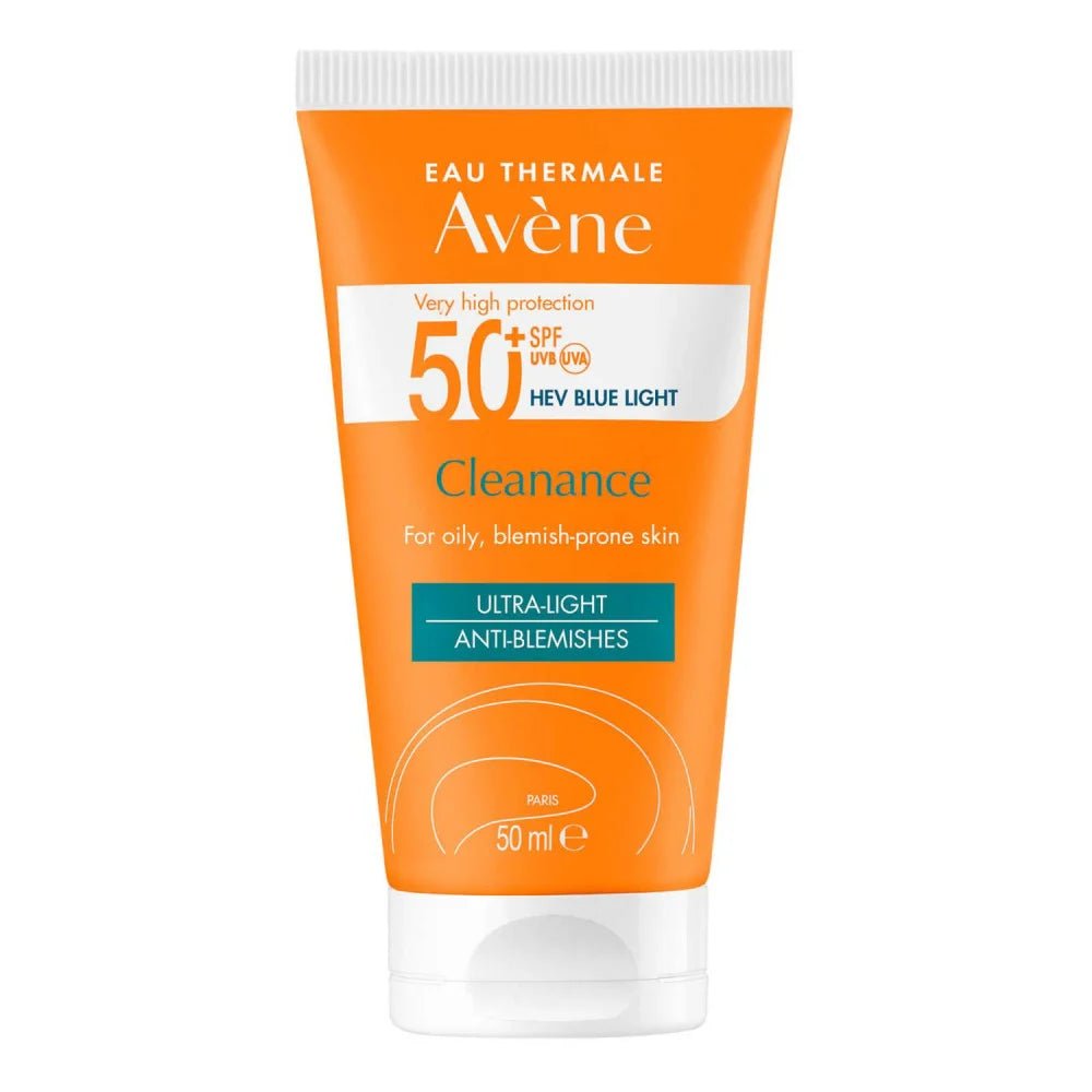 كريم الحماية من الشمس كلينانس SPF50+ من أفين | Avène Cleanance Sunscreen SPF50+ 50 مل - EROS STORE