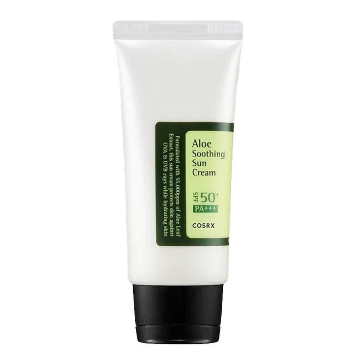 كريم الشمس المهدئ بالصبار SPF50+/PA+++ من كوزركس | COSRX Aloe Soothing Sun Cream SPF50+/PA+++ 50 مل - EROS STORE