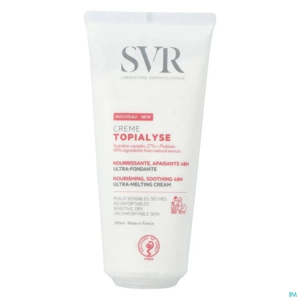 كريم إس في آر توبياليز المغذي للبشرة الجافة والحساسة - 200 مل | SVR Topialyse Nourishing Cream - 200ml 200 مل - EROS STORE