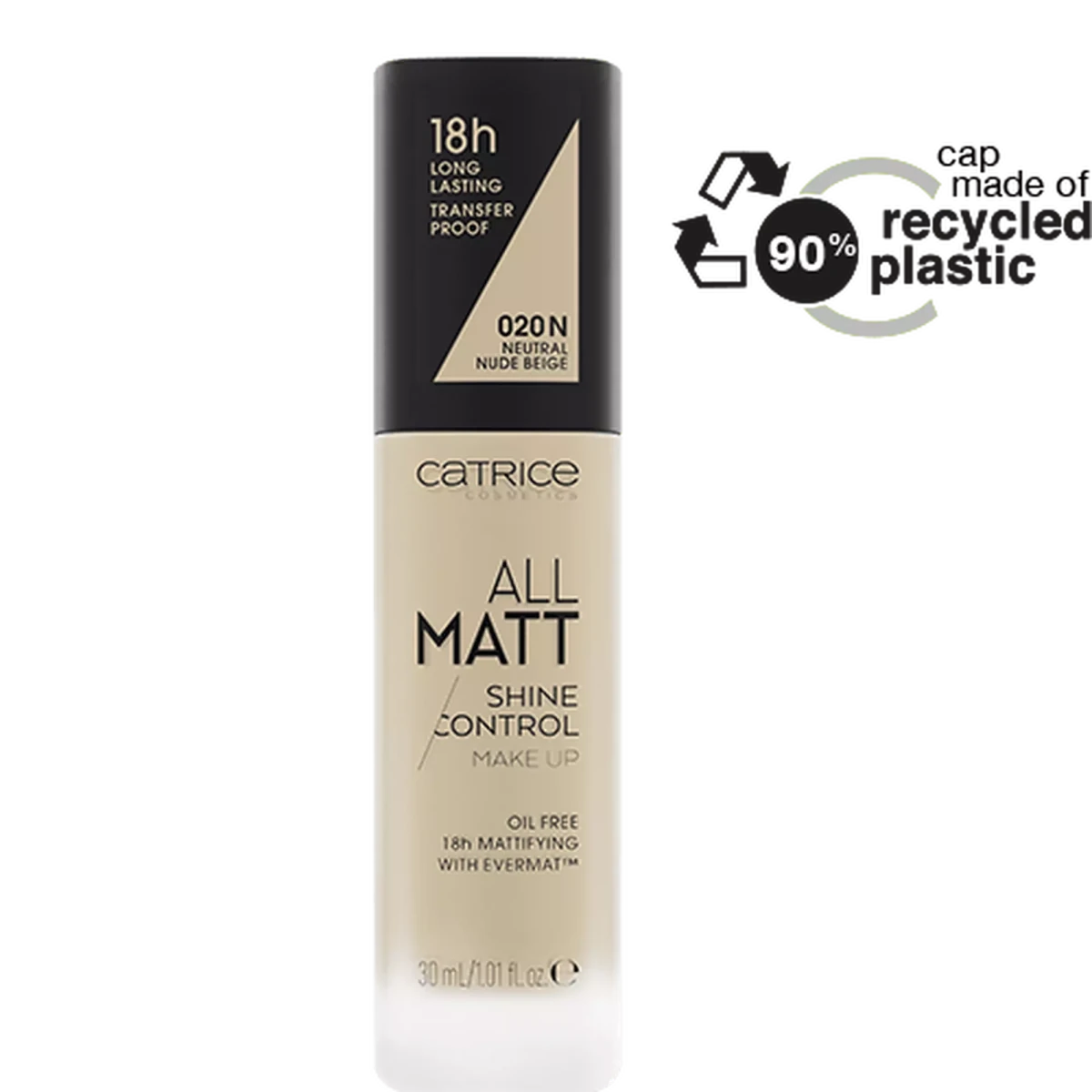 كريم أساس "أول مت بلس شاين كونترول" من كاتريس | Catrice All Matt Plus Shine Control Foundation 20 - EROS STORE