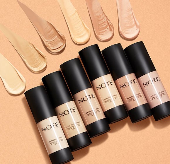 كريم أساس ديتوكس من نوت متوسط إلى كامل التغطية | Note Cosmetics Detox & Protect Foundation بيجي 01 - EROS STORE