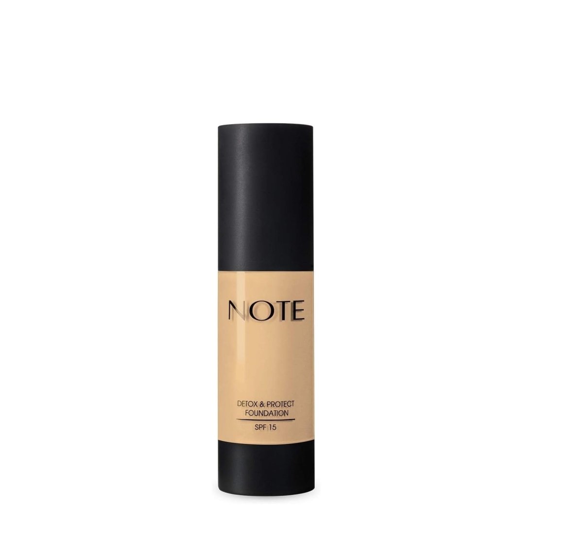 كريم أساس ديتوكس من نوت متوسط إلى كامل التغطية | Note Cosmetics Detox & Protect Foundation بيجي 01 - EROS STORE