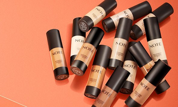 كريم أساس ديتوكس من نوت متوسط إلى كامل التغطية | Note Cosmetics Detox & Protect Foundation بيجي 01 - EROS STORE