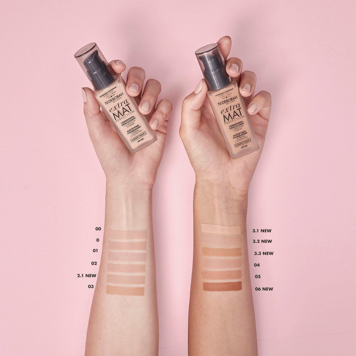 كريم أساس EXTRA MAT PERFECTION من ديبورا | Deborah Extra Mat Perfection Foundation Sand 3 - EROS STORE