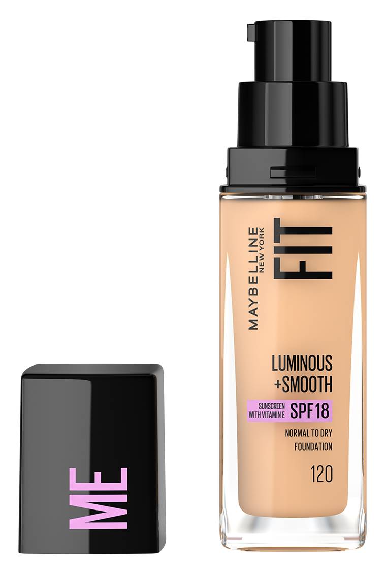 كريم أساس فت مي للبشرة الجافة من ميبلين | Maybelline Fit Me Foundation for Dry Skin 120 Classic Ivory - EROS STORE