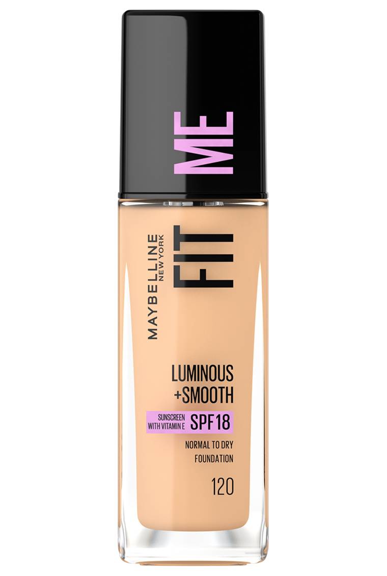 كريم أساس فت مي للبشرة الجافة من ميبلين | Maybelline Fit Me Foundation for Dry Skin 120 Classic Ivory - EROS STORE