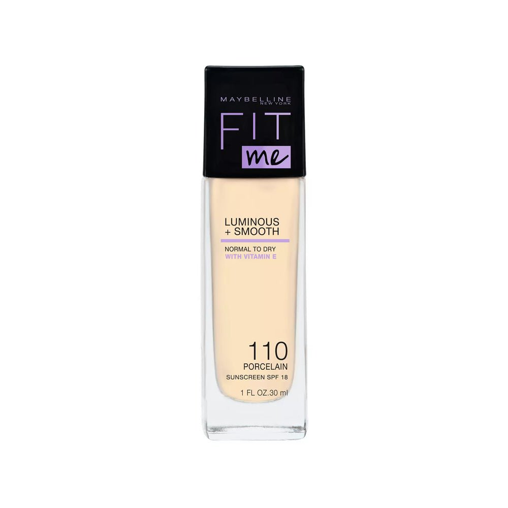 كريم أساس فت مي للبشرة الجافة من ميبلين | Maybelline Fit Me Foundation for Dry Skin 120 Classic Ivory - EROS STORE