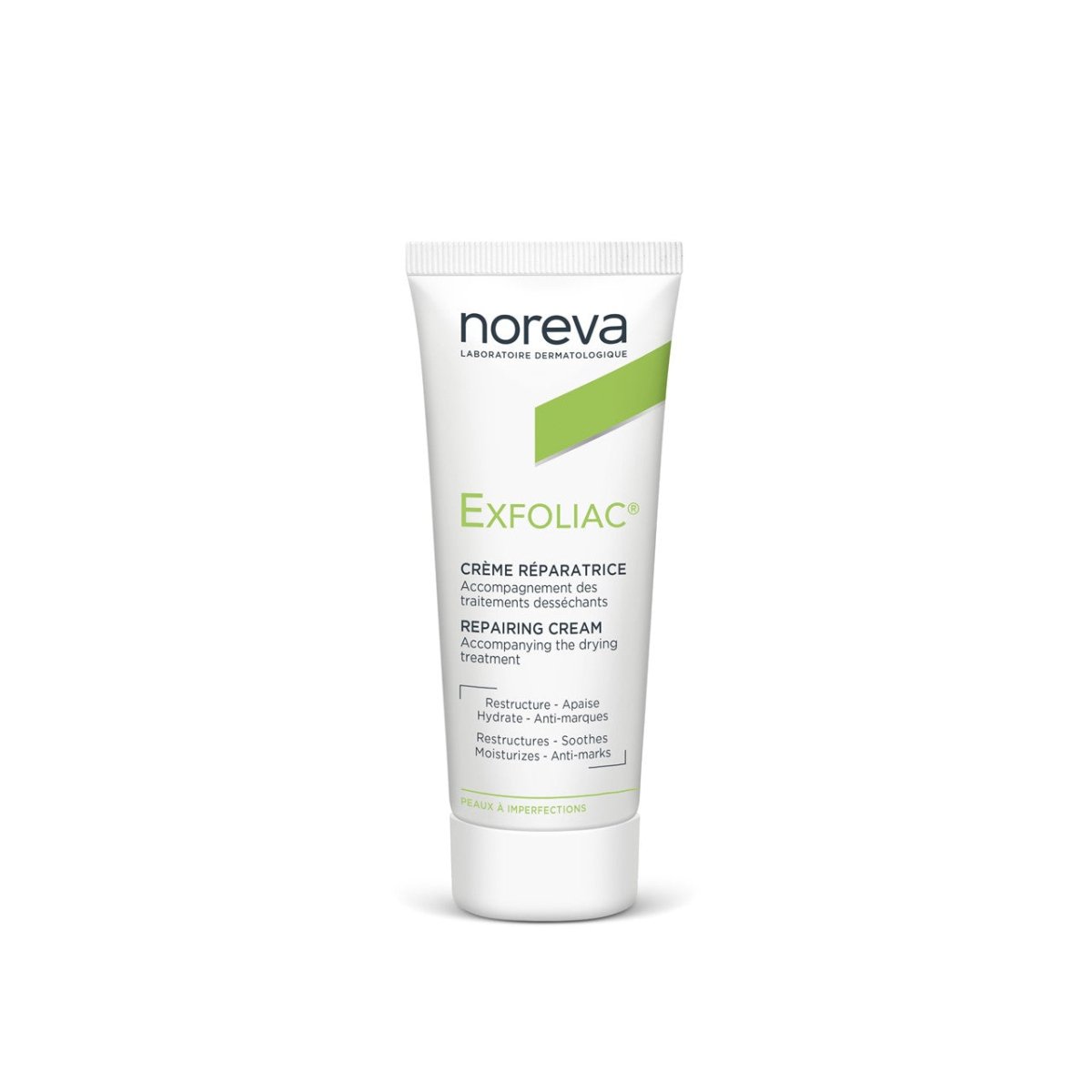 كريم مرمم إكسفولياك من نوريفا | NOREVA Exfoliac Reconstructive Cream 40 مل - EROS STORE