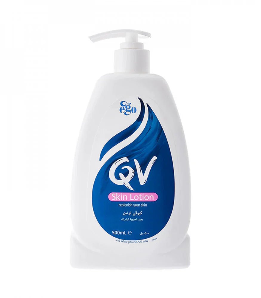 كيو في لوشن مرطب للوجه والجسم - 500 مل | QV Skin Lotion Replenish Your Skin - 500ml 500 مل - EROS STORE