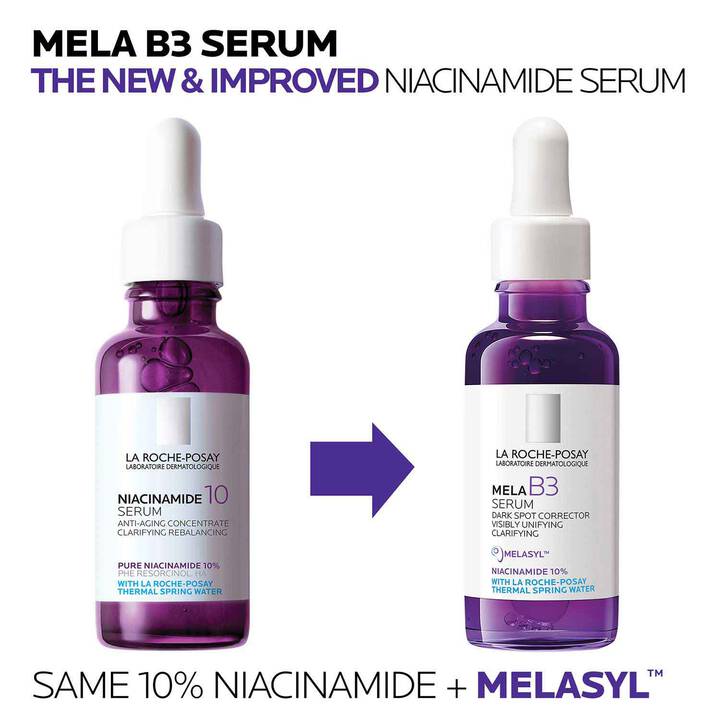 La Roche - Posay Mela B3 Dark Spot Serum With Melasyl + Niacinamide | سيروم ميلا بي 3 للبقع الداكنة مع ميلاسيل والنياسيناميد من لاروش بوزيه 30 مل - EROS STORE
