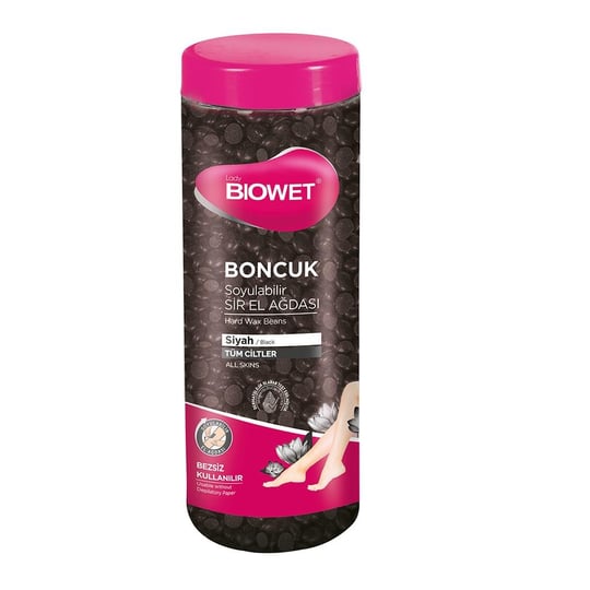 لBiowet Wax Beads 400g حبيبات شمع بايويت 400 غرام اسود - EROS STORE
