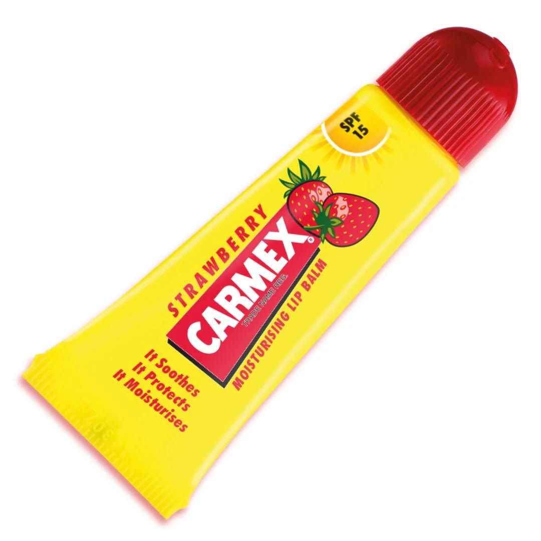 Lip Balm Strawberry SPF15 – 10g Squeeze Tube | مرطب الشفاه بالفراولة بحماية 15 – ١٠ جرام أنبوب 10 غم - EROS STORE