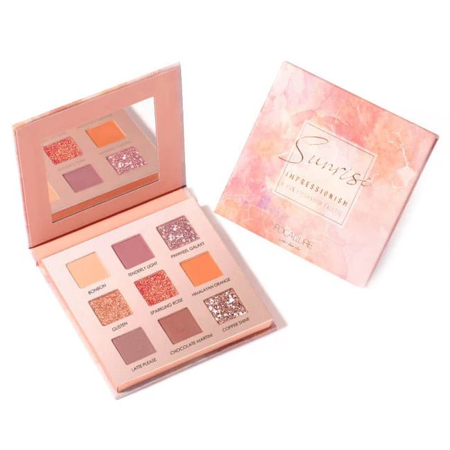 لوحة ظلال العيون الصغيرة SUNRISE® من فوكالور | Focallure SUNRISE® Mini Eyeshadow Palette - EROS STORE